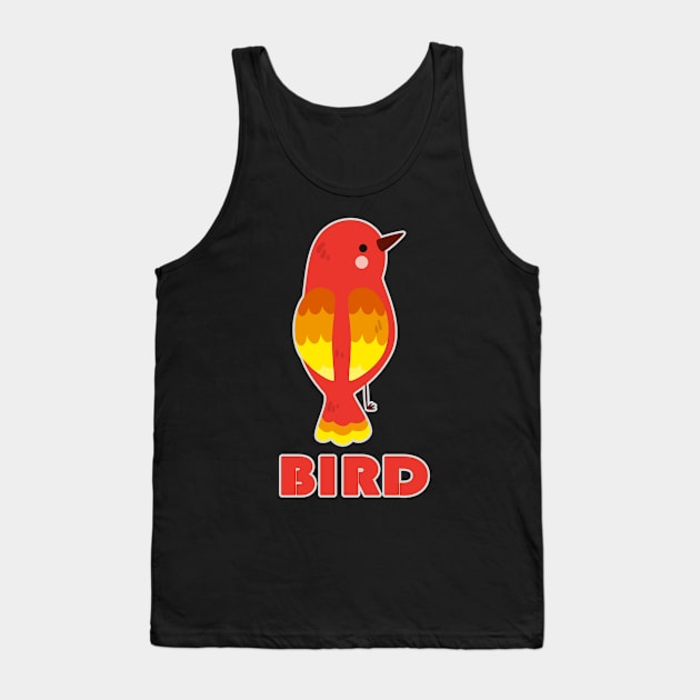 Funny Bird Gift Tank Top by Zekkanovix ART